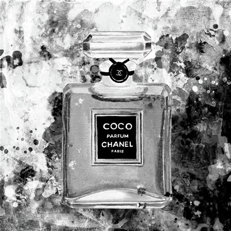 chanel perfume art black and white|chanel perfume art download.